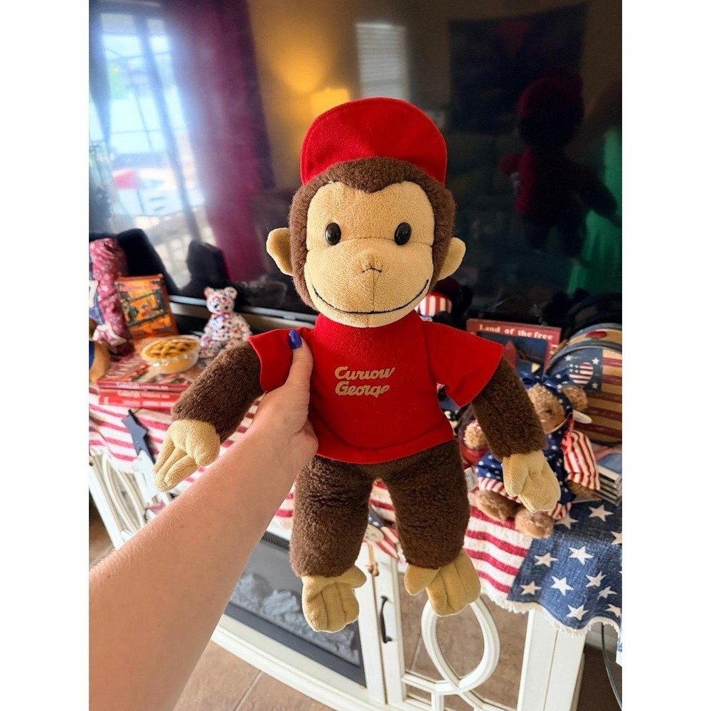 Vintage curious George plush